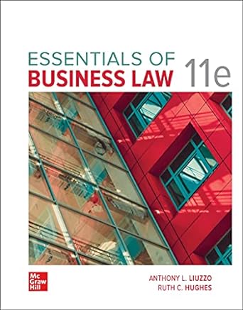 [eBook] [PDF] For Essentials of Business Law 11th Edition By Anthony Liuzzo, Ruth Hughes