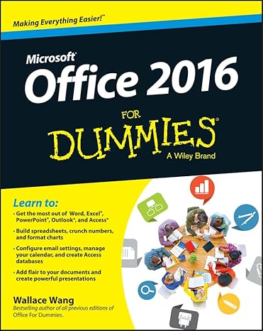 [eBook] [PDF] For Office 2016 For Dummies 1st Edition By Wallace Wang