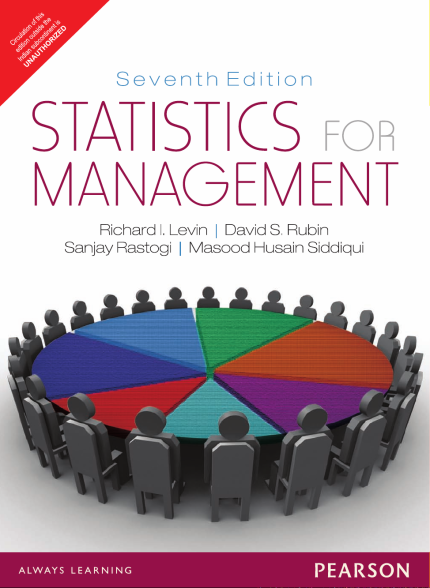 [eBook] [PDF] For Statistics for Management 7th Edition (Indian Edition) By Richard Levin, David Rubin