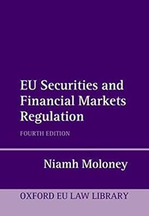 [eBook] [PDF] For EU Securities and Financial Markets Regulation 4th Edition By Niamh Moloney