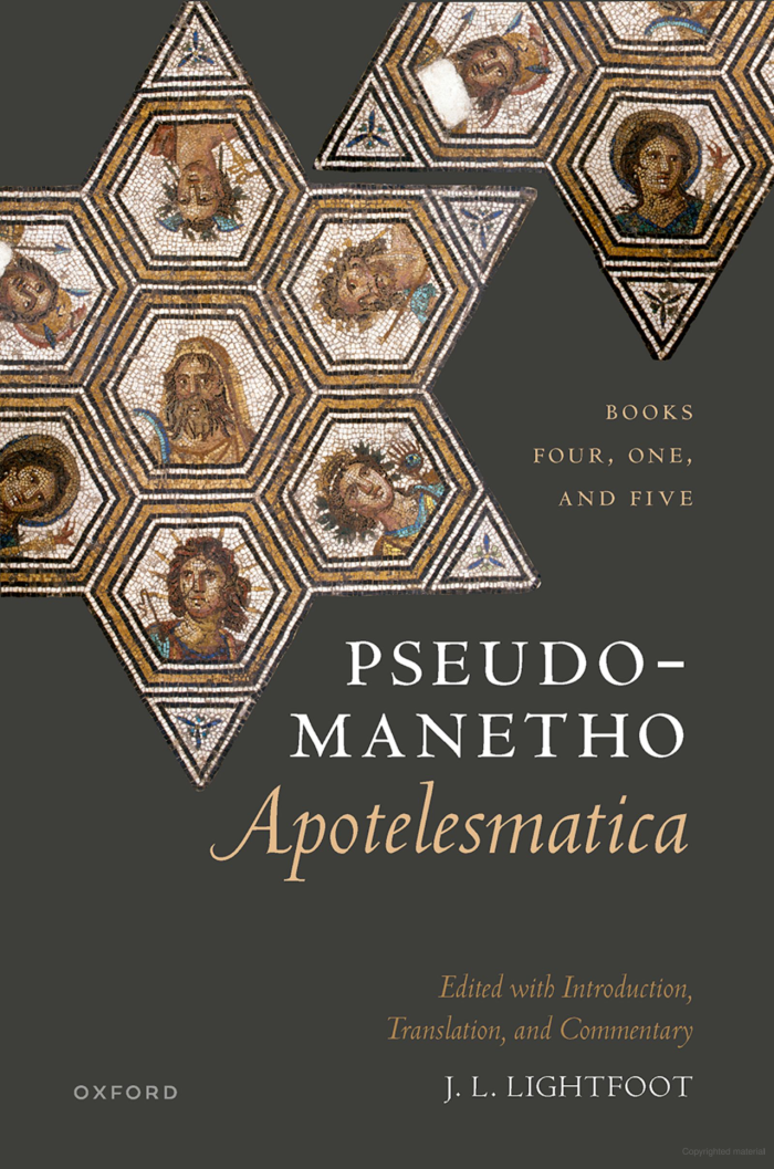 [eBook] [PDF] For Pseudo Manetho, Apotelesmatica 1st Edition By Lightfoot