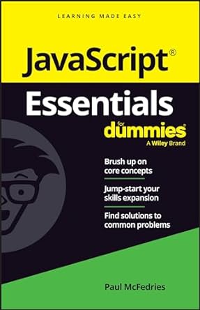 [eBook] [PDF] For {EPUB} JavaScript Essentials For Dummies 1st Edition By Paul McFedries