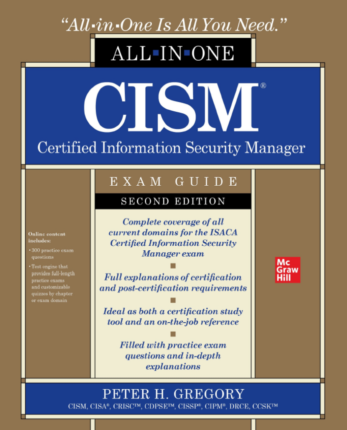 [eBook] [PDF] For CISM Certified Information Security Manager All-in-One Exam Guide 2nd Edition By Peter Gregory