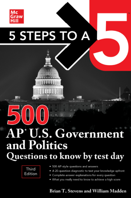 [eBook] [PDF] For 500 AP U.S. Government and Politics Questions to Know by Test Day 1st Edition By Brian T. Stevens, William Madden